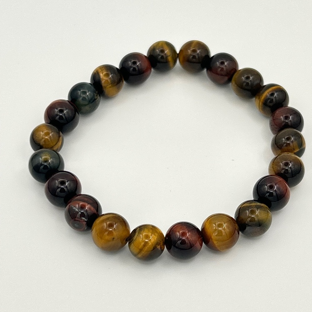 Red + Yellow Tiger’s eye bracelet